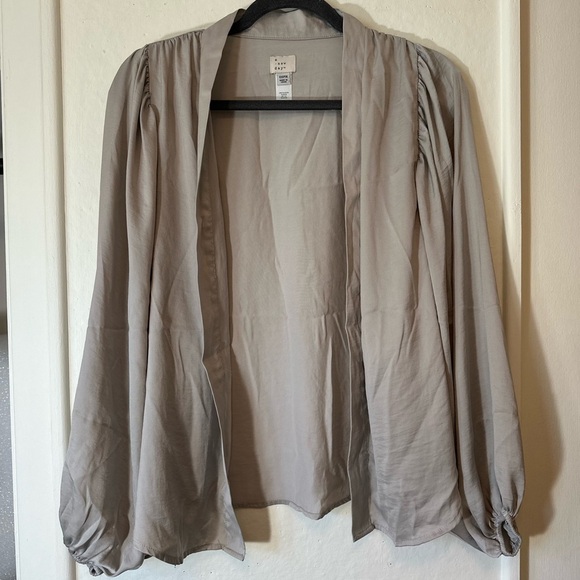 a new day Sweaters - Elegant Silver Cardigan